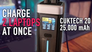 CUKTECH 20: Charge 2 Laptops at Once | 140W 25,000mAh Power Bank
