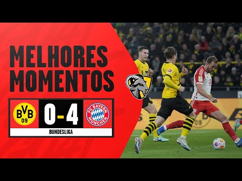 Gols e lances de Borussia Dortmund x Bayern
