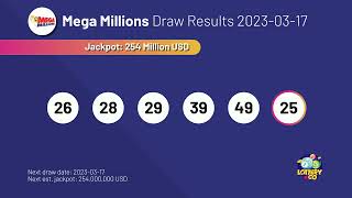 2023-03-17 Mega Millions Lottery Results & Winning Numbers