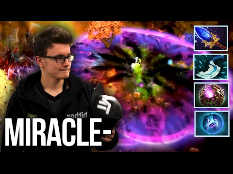Miracle- 9148MMR Invoker God Dota 2 | Crazy 9sec TORNADO!