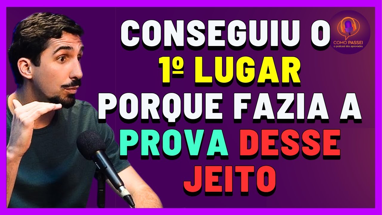 1º Lugar Fazia Desse Jeito as Provas de Concursos Públicos
