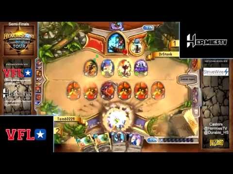 [Hearthstone]  VFL Weekly #10  QUICKSHOT Semi Finals 3 DrStank vs. Tom60229  Round #4