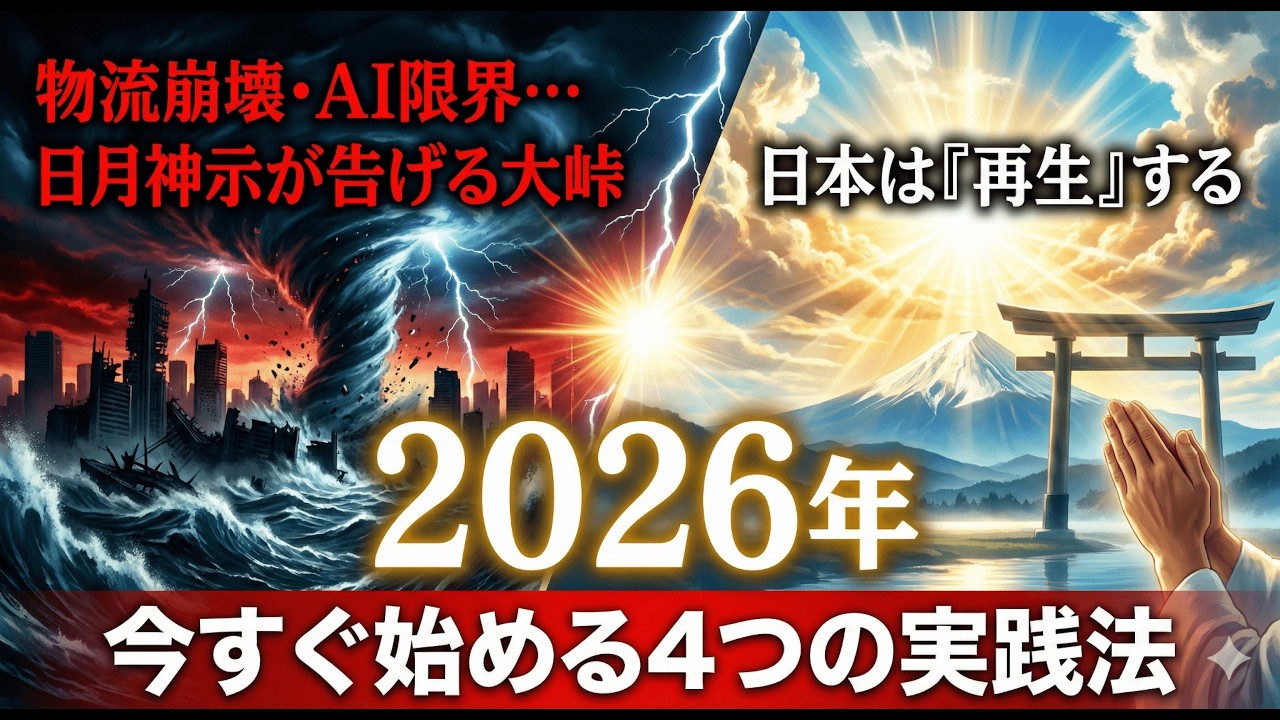 ※2026年に向けて備えてください。日月神示が告げる「大峠」の本当の意味 日本人が今すぐ始めるべき“4つの実践”