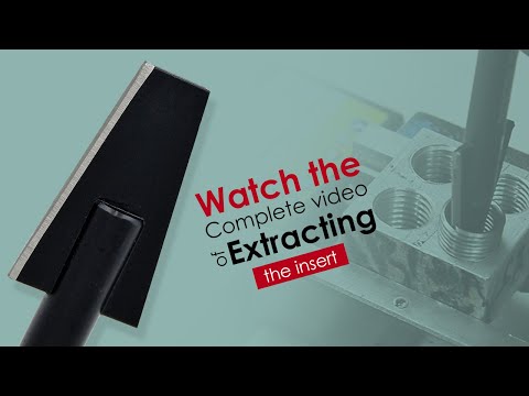 Extraction/Removal Tool for Wire Thread Inserts (Helicoil)- Change your Damaged wire thread insert