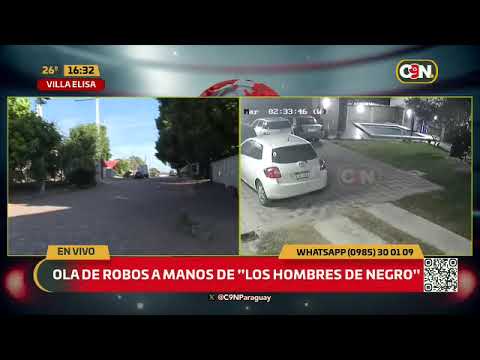 Ola de robos a manos de los “hombres de negro”