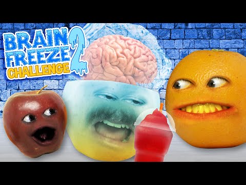 惱人的橙子--大腦凍結挑戰#2! (Annoying Orange - Brain Freeze Challenge #2!)