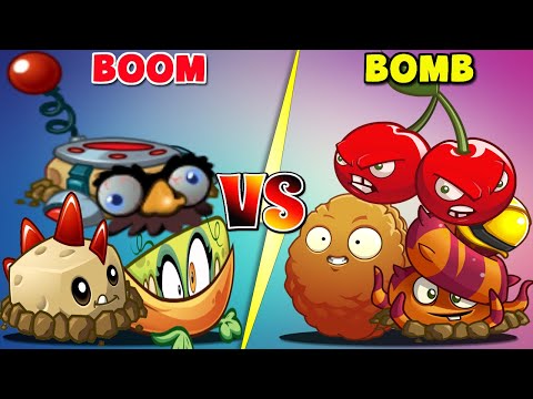 Plants Vs Zombies 2 Team Boom Vs Bomb Team Plant Vs Team Plant-That Team Plant Will Win?PvZ 2