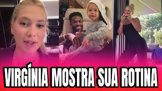 VIRGÍNIA MOSTRA SUA ROTINA COM VINI JUNIOR EM MADRID 