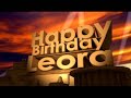 Happy Birthday Leora