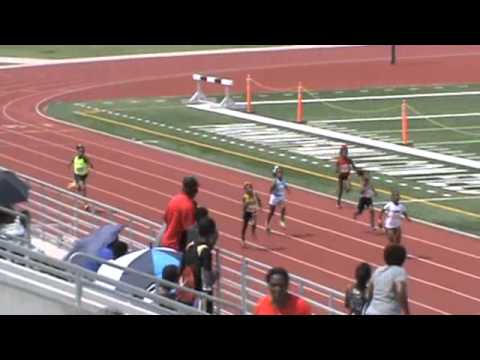 2013 USATF   (8-Under) Girls   200m Dash   Prelims   Heat 1
