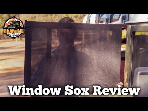 Shevron Window Sox Review - Ventilation & Insect Protection for Sleeping in Your Car
