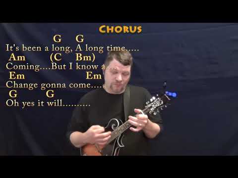 A Change Is Gonna Come (Sam Cooke) Mandolin Cover Lesson in G with Chords/Lyrics