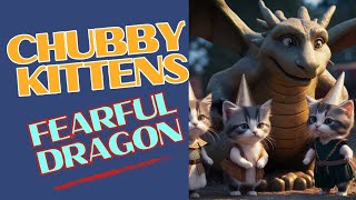 Curious Chubby Kittens Encounter Frightening Dragon