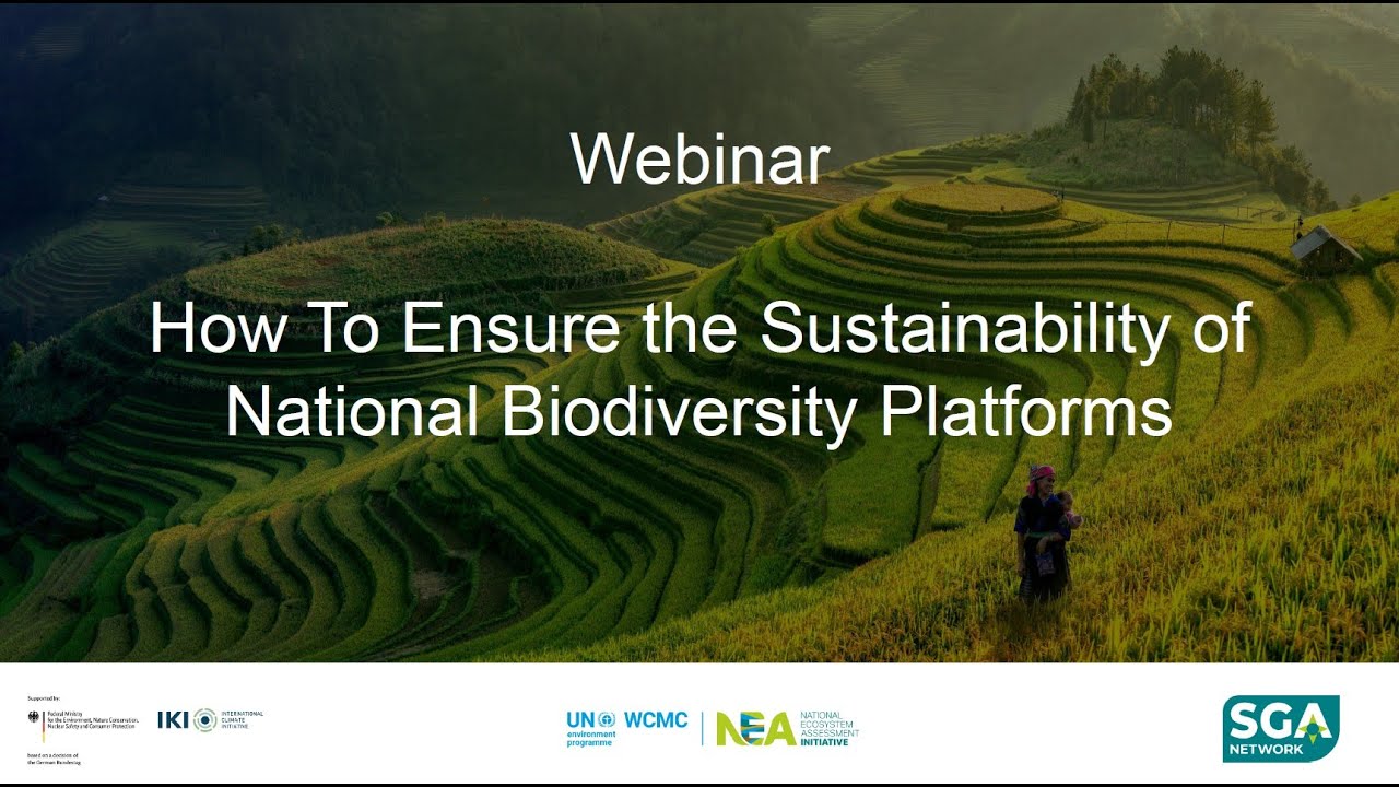 NEA Initiative Webinar: How To Ensure the Sustainability of National Biodiversity Platforms