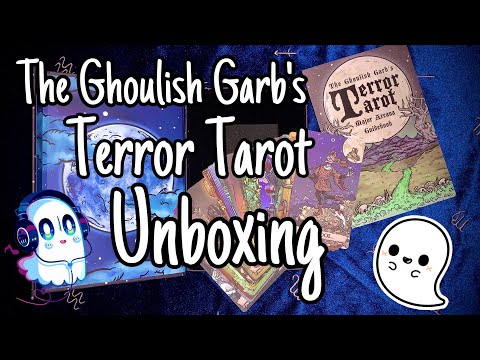 👻The Ghoulish Garb's Terror Tarot UNBOXING👻 | First Impressions 👀 | Deck Flip Through