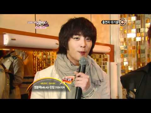 110114 MBLAQ & Teen Top Backstage