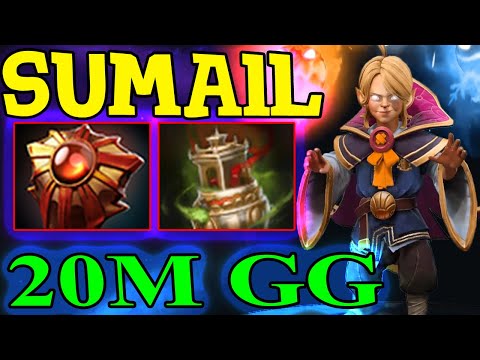 When Sumail QW Invoker Wants To Finish The Game in 20 minutes l Dota 2 7.24 Gameplay
