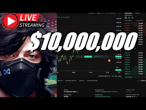 LIVE - $10,000,000 Million Dollar Trade $200k Profit