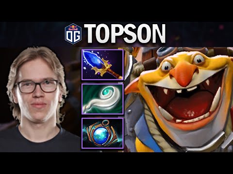 OG.TOPSON TECHIES WITH AGHANIMS-AETHER LENS - DOTA 2 GAMEPLAY