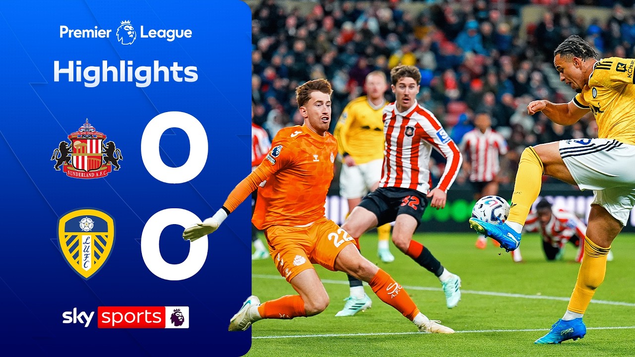 Roefs the hero as Sunderland hold Leeds! 🧤 | Sunderland 0-0 Leeds | Premier League Highlights
