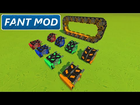 Scrap Mechanic Survival | Fant Mod 16.8 - NEW MODULAR TANK TRACKS