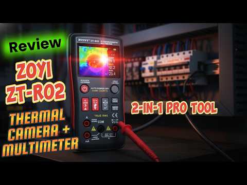 ZOYI ZT-R02 Review | 2-in-1 Thermal Imaging Multimeter | Full Electrical & Thermal Testing