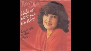 Paola Liebe ist nicht nur ein Wort, Single 1982