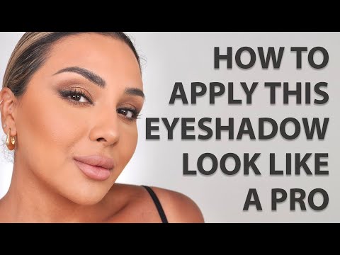 HOW TO APPLY EYESHADOW LIKE A PRO BRONZE EYESHADOW | NINA UBHI