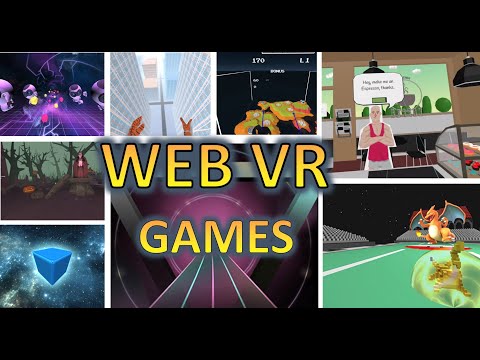WEB VR Free VR Games for Oculus Quest and Oculus Rift - Moon Rider a free Beatsaber Clone