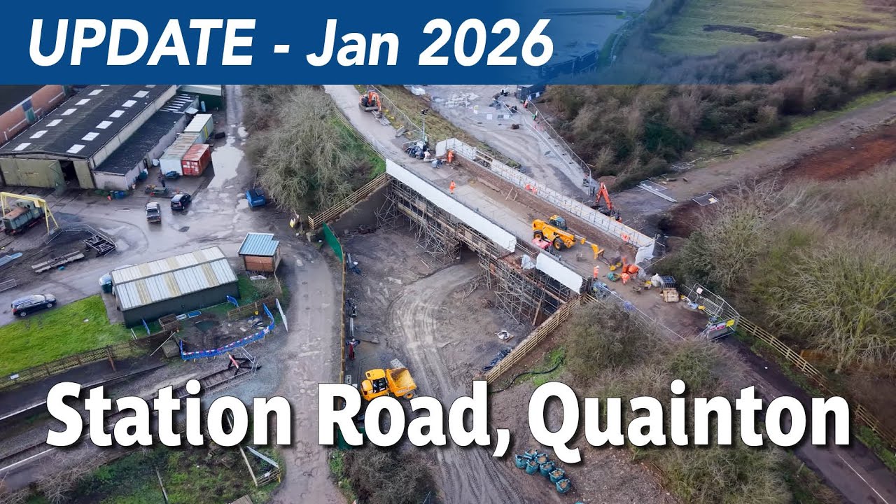 UPDATE - Station Road bridge repairs at Quainton | Jan 2026