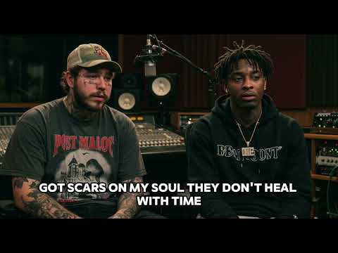 Heart Made of Stone 🪨💔 – Post Malone ft. 21 Savage (Official Lyric Video)