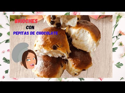 PANECILLOS DE BRIOCHE DE NATA Y PEPITAS DE CHOCOLATE