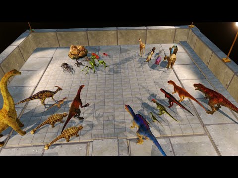 4 Factions Fight Each Other - Animal Revolt Battle Simulator - ARBS