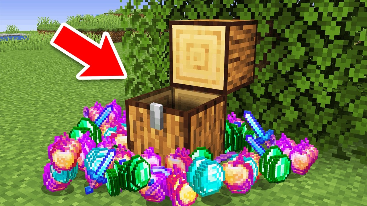 Minecraft, But Trees Are CHESTS!