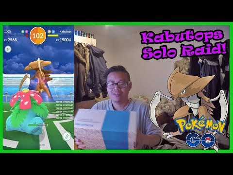 3xfach Sternenstaub & KABUTOPS 3er Solo Raid & lootchest.de Opening! Pokemon Go! Video