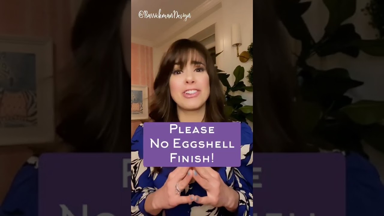 Which paint finish should I use? #interiordesign #barrickmandesign