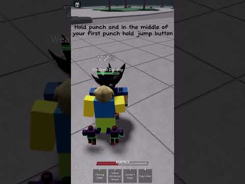 Mini uppercut tutorial in strongest battlegrounds #shorts #roblox #tutorial #strongestbattlegrounds