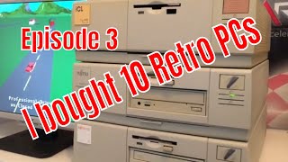 I bought 10 Retro PCs. Eposide 3: 3x Fujitsu Pentium 1 Desktop systems, MS-DOS Happiness!