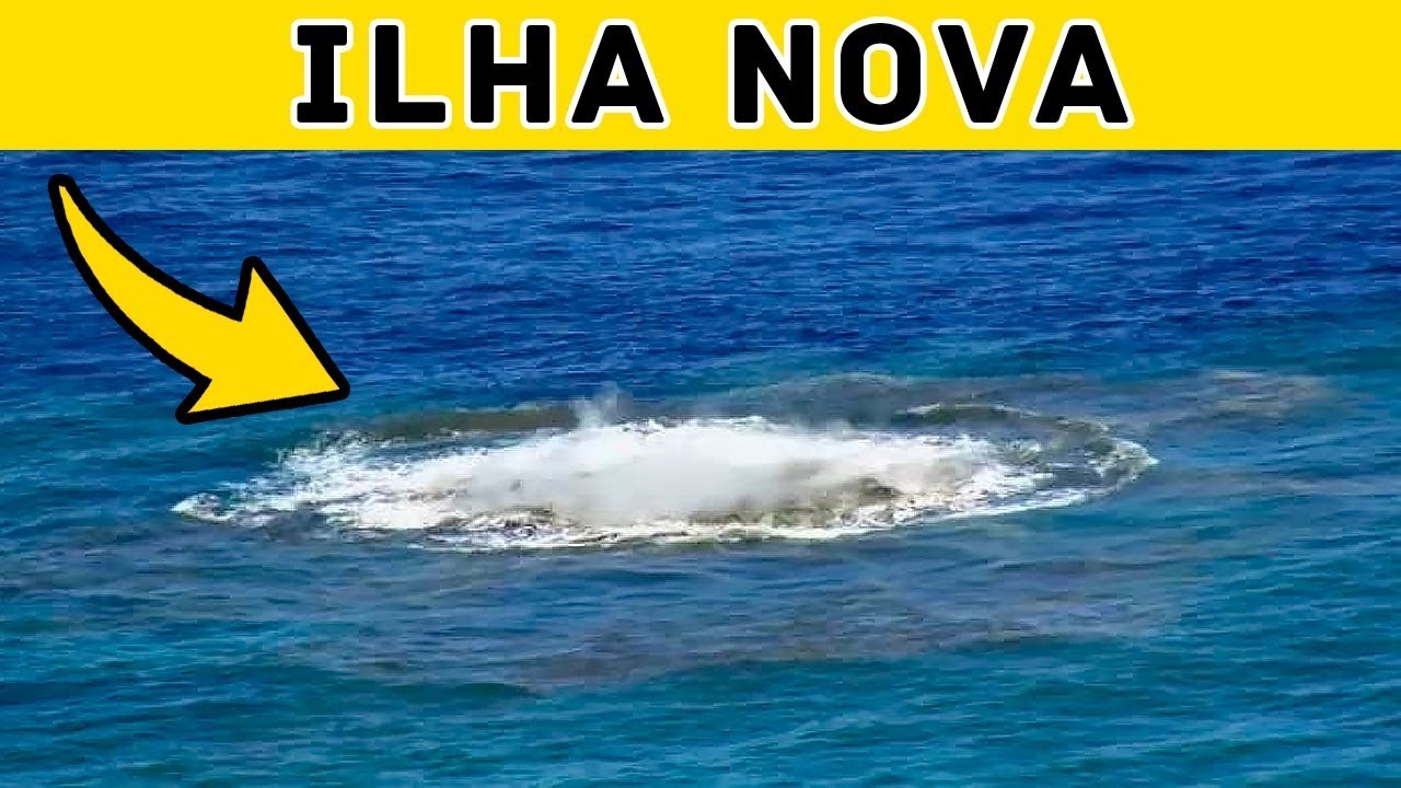 Veja Como a Mãe Natureza Dá à Luz a uma Nova Ilha! Um Espetáculo Impressionante