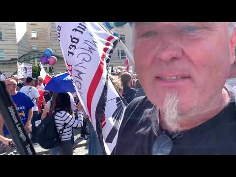 Berlin Demo am 29. August 2020 - deutsche Fahne