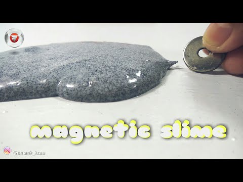Cara membuat slime magnet [slime unik]💕 Video