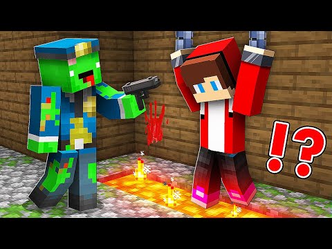 Zombie Mikey Catches JJ in Minecraft