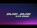 Jealousy, Jealousy - Olivia Rodrigo (Lyrics)