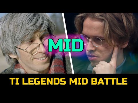 DENDI VS TOPSON SUPRISE MID PICK - WHEN TI LEGENDS BATTLE IN MID