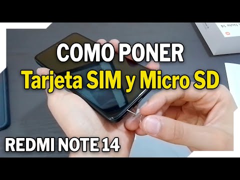 How to Insert SIM and Micro SD Card into Xiaomi Redmi Note 14