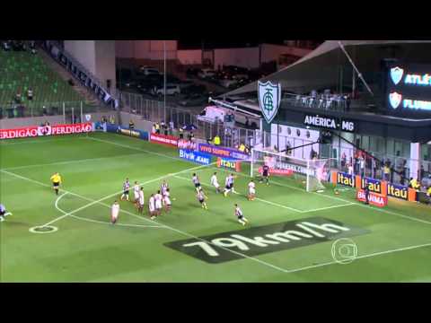 Ronaldinho faz 2 gols de falta - Atlético Mineiro 2 x 2 Fluminense