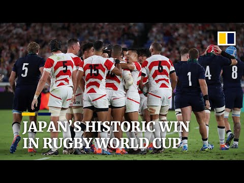 Japan beat Scotland to reach Rugby World Cup quarter-finals