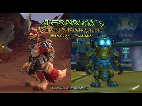 Aernath's Completing Vulpera & Mechagnome Heritage
