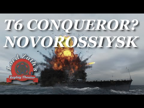 Tier 6 Conqueror? Novorossiysk Tier 6 Russian Battleship Ring South Spawn World of Warships
