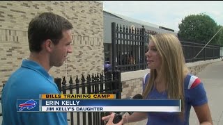 Erin Kelly, Pegula's kids intern at training camp